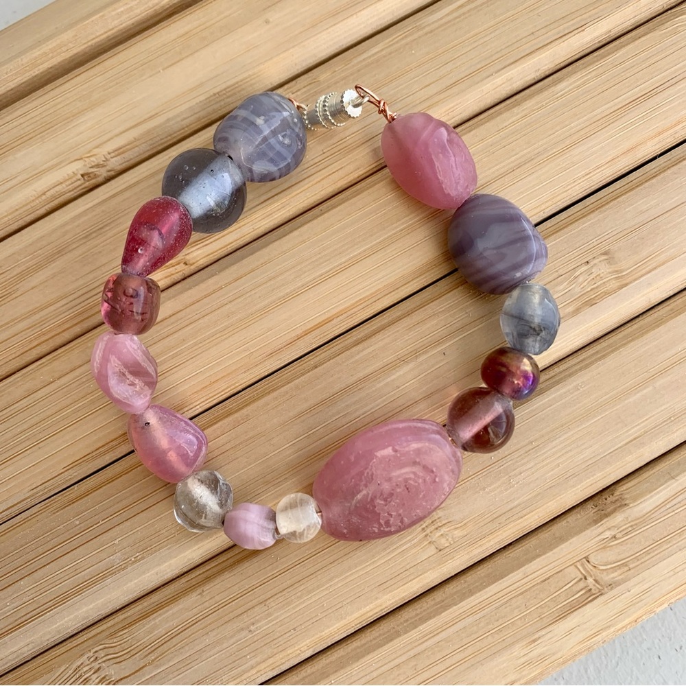 Rose Beaded Bracelet